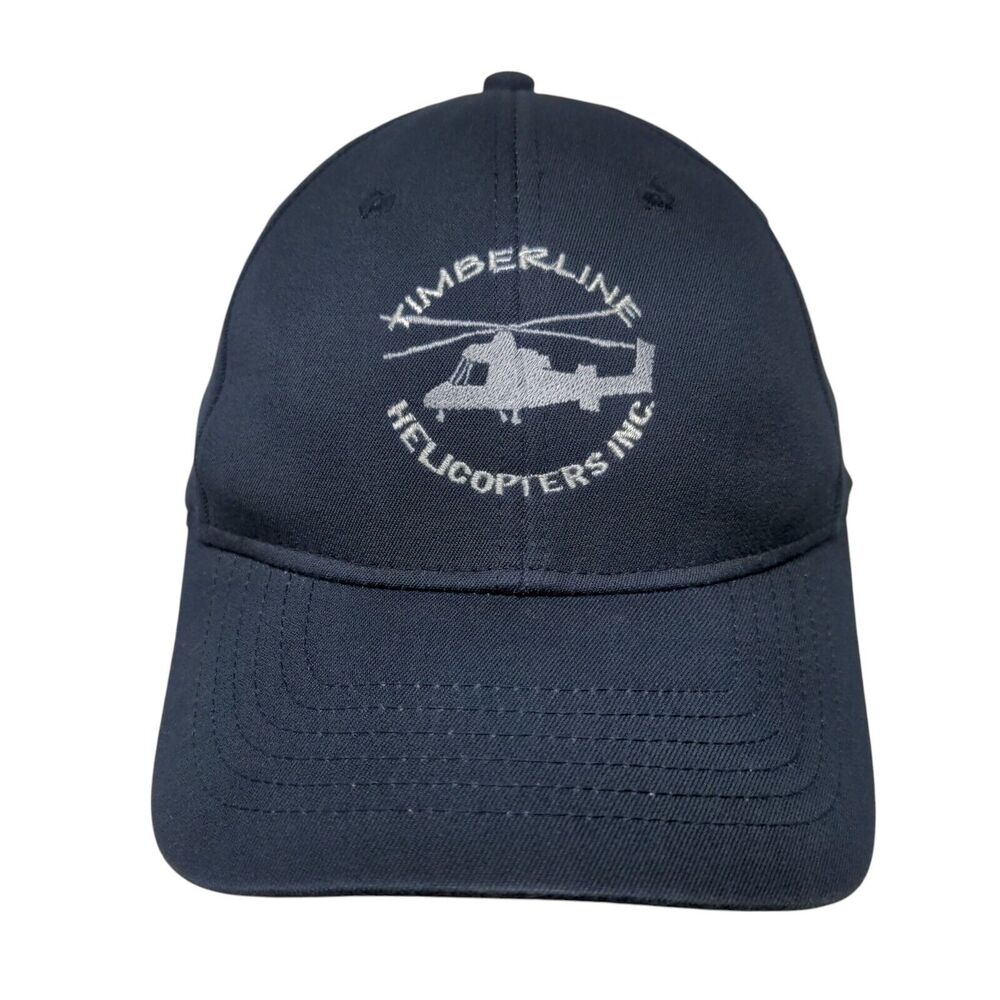 Timberline Helicopter Inc Fitted Hat Blue S/M Nu-Fit Embroidered KC Caps
